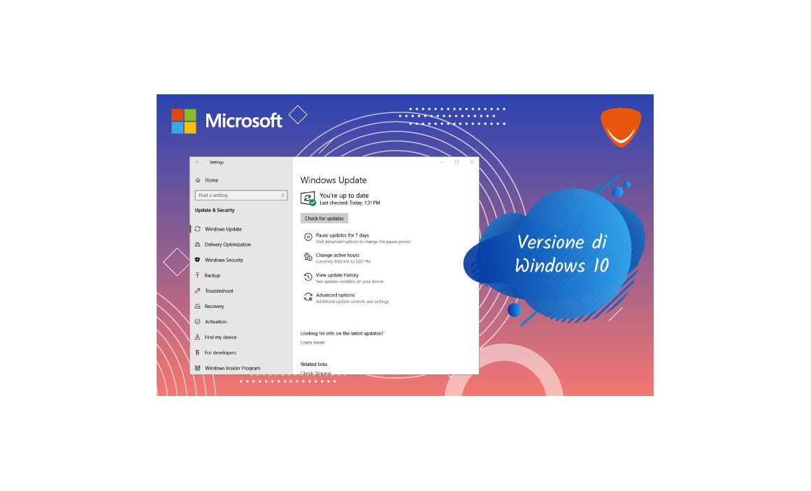 Qual è la versione di Windows 10